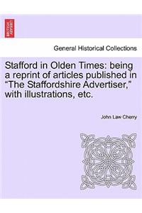 Stafford in Olden Times