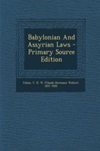 Babylonian and Assyrian Laws
