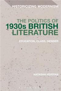 Politics of 1930s British Literature