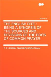 The English Rite