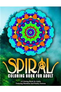 SPIRAL COLORING BOOKS FOR ADULTS - Vol.13