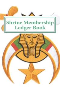 Shrine Membership Ledger Book
