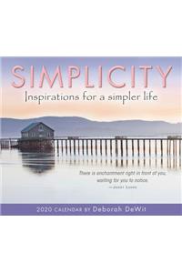 2020 Simplicity Inspirations for a Simpler Life Boxed Daily Calendar