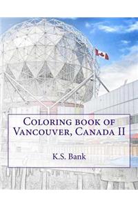 Coloring book of Vancouver, Canada II