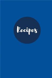 Recipes (Blank Cookbook)