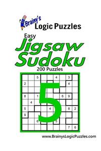 Brainy's Logic Puzzles Easy Jigsaw Sudoku #5
