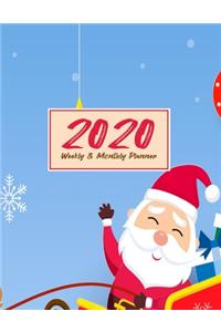 2020 Planner Weekly & Monthly 8.5x11 Inch