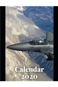 Military Fighter Pilot Calendar 2020