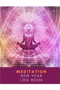 Meditation New Year Log Book