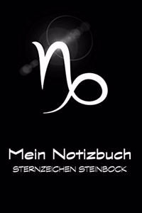 Mein Notizbuch - Sternzeichen Steinbock