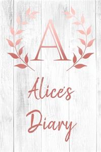 Alice's Diary