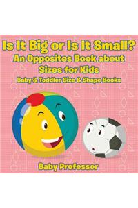 Is It Big or Is It Small? An Opposites Book About Sizes for Kids - Baby & Toddler Size & Shape Books