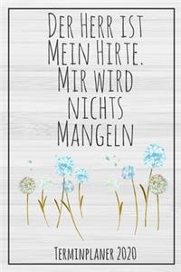 Der Herr ist mein Hirte - Terminplaner 2020