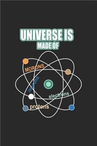 Universe Is Made Of Morons Neurons Electrons Protons