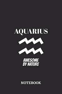 Aquarius Awesome by Nature Notebook