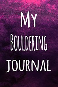 My Bouldering Journal