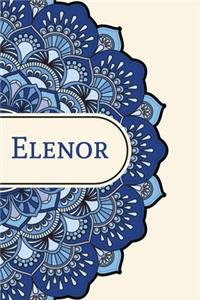 Mandala Notebook with Personalized Monogram Elenor