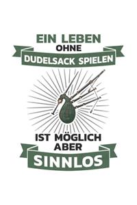 Dudelsack Notizbuch