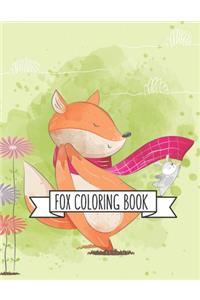 Fox Coloring Book