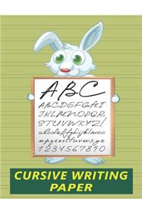 Cursive Writing Paper
