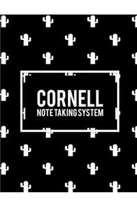 Cornell Note Taking System: Black Book, 8.5 X 11 Cornell Notes Journal, Note Taking Notebook, Cornell Note Taking System Book, School and College Notebooks