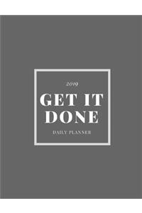 2019 Get It Done Daily Planner