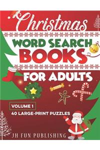 Christmas Word Search Books For Adults