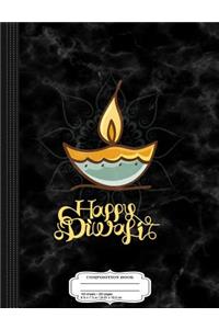 Happy Diwali Composition Notebook