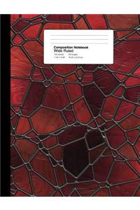 Composition Notebook Wide Ruled 7.44 X 9.69 Inches 100 Sheets / 200 Pages
