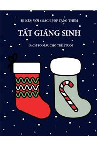 Sách tô màu cho trẻ 2 tuổi (Tất Giáng sinh)