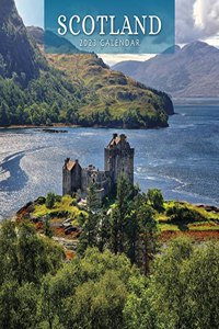 Scotland 2023 Square Wall Calendar