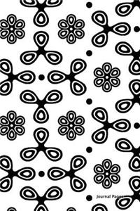 Journal Pages - Black And Whte Design(Unruled)