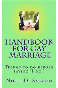 Handbook For Gay Marriage
