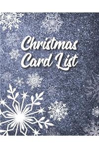 Christmas Card List