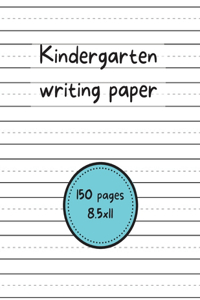 Kindergarten writing paper