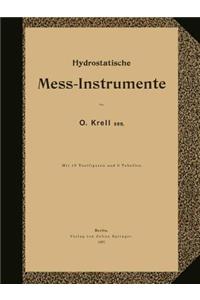 Hydrostatische Mess-Instrumente