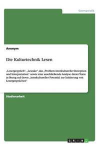 Die Kulturtechnik Lesen