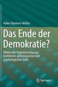 Das Ende Der Demokratie?