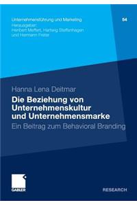 Die Beziehung Von Unternehmenskultur Und Unternehmensmarke