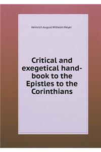 Critical and Exegetical Hand-Book to the Epistles to the Corinthians