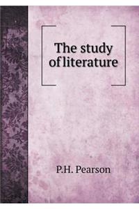 The Study of Literature