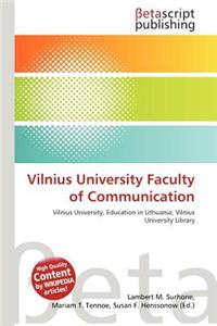 Vilnius University Faculty of Communication