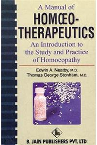 Manual of Homoeopathic Therapeutics