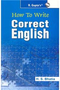 How To Write Correct English