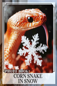 Corn Snake In Snow Photo Book