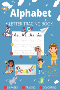 Alphabet letter tracing book