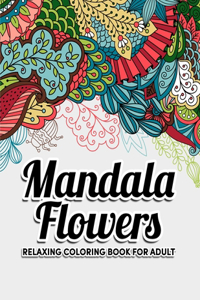 Mandala Flowers Coloring Book