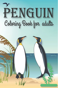 Penguin Coloring book For Adults