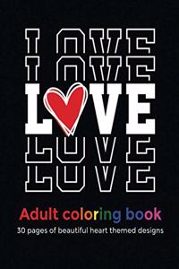 Love Coloring Book