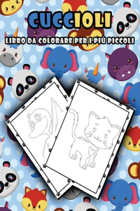 Cuccioli libro da colorare per i più piccoli